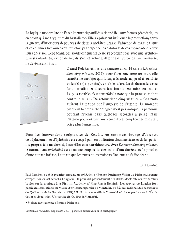 Valérie Kolakis : Unheimlich - Image 3